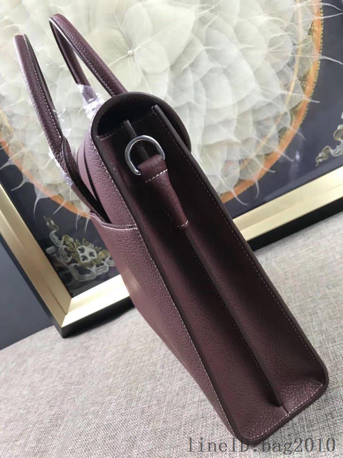 愛馬仕HERMES 男包 公事包 德國進口togo牛皮 頂級316純鋼五金 男士手提包  tdher1367